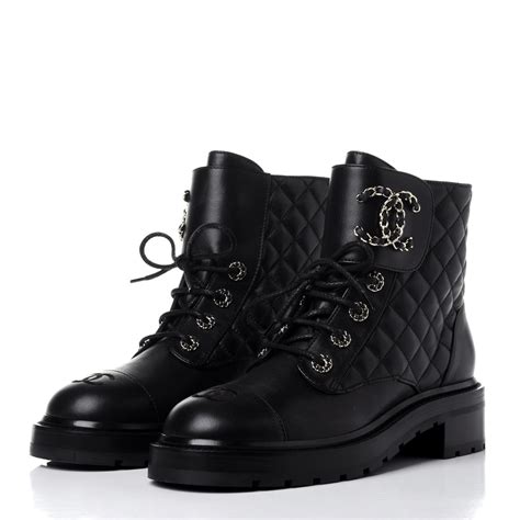 chanel 20cm lambskin|Chanel lambskin boots.